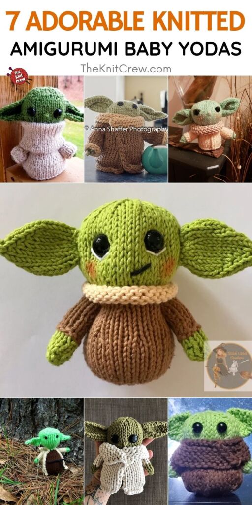 7 Adorable Knitted Amigurumi Baby Yodas PIN 2