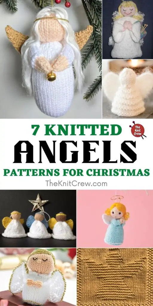 7 Knitted Angel Patterns For Christmas PIN 1