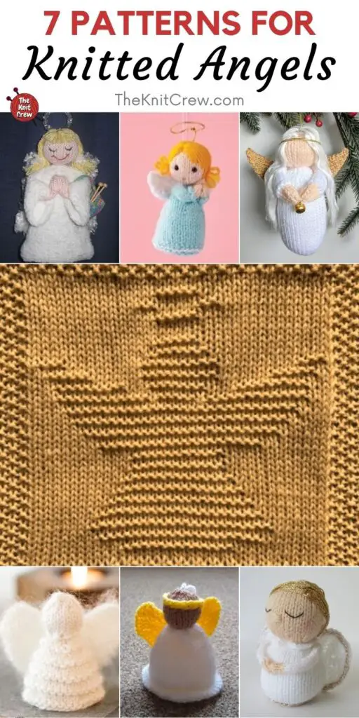 7 Patterns For Knitted Angels PIN 2