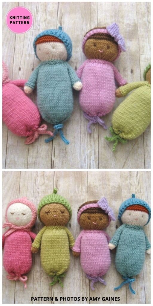 Amigurumi Knit Baby Doll Patterns - 8 Lovely Knitted Doll Toy Patterns For Girls