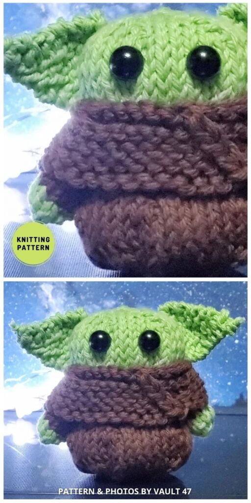 Baby Alien Amigurumi Knitting Pattern - 7 Adorable Amigurumi Baby Yoda Knitting Patterns