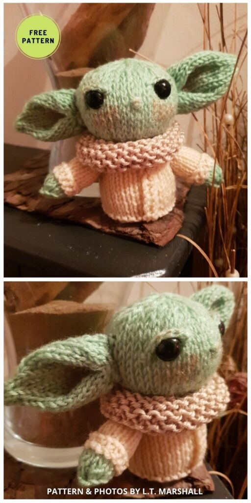 Baby Force Master - 7 Adorable Amigurumi Baby Yoda Knitting Patterns