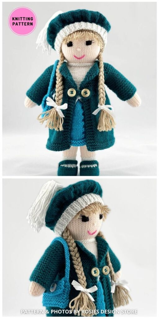 Doll Knitting Pattern - 8 Lovely Knitted Doll Toy Patterns For Girls