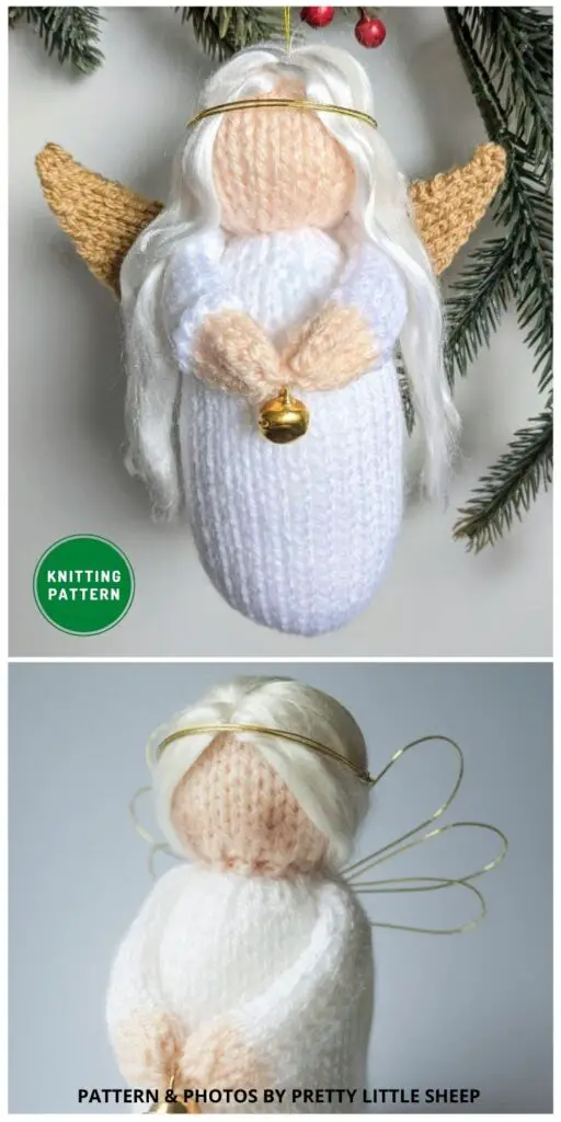 Hark the Herald Knitting Pattern - 7 Knitted Angel Patterns For Christmas
