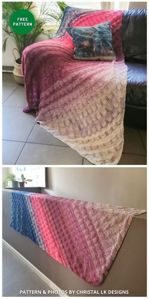 Left Overs Blanket Recipe - 12 Knitted Modern Blanket Patterns Ideas