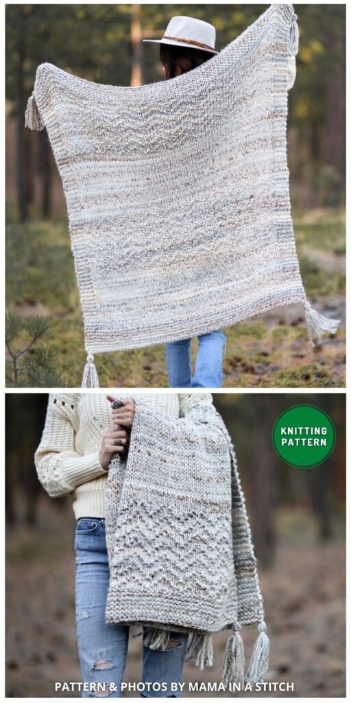 Modern Knit Blanket Pattern - 12 Knitted Modern Blanket Patterns Ideas