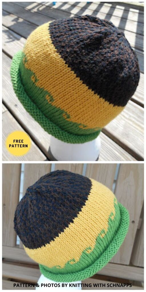 Sunflower Spark - 5 Free Sunflower Wearable Knitting Patterns