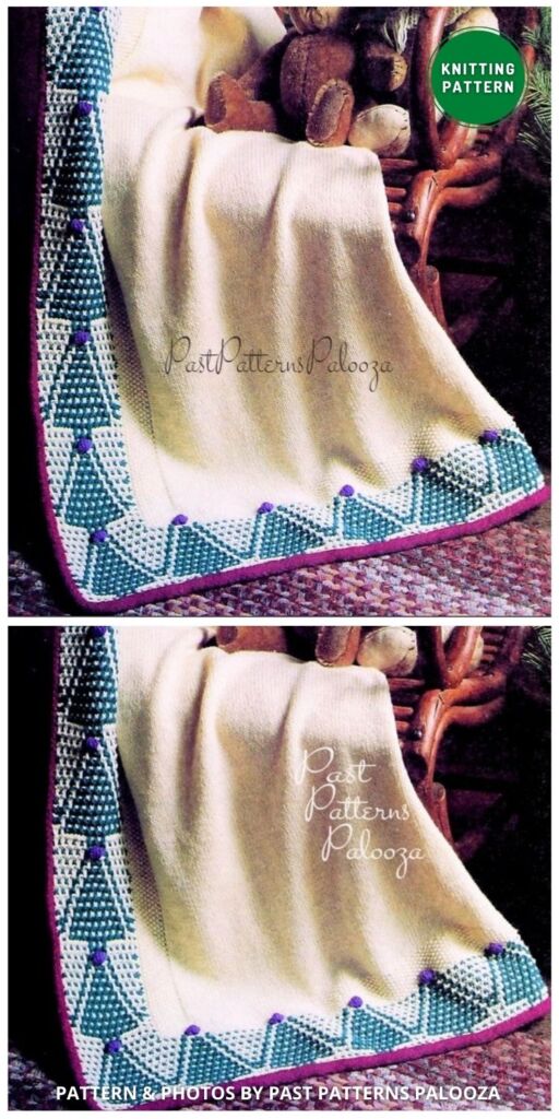 Vintage Christmas Afghan - 10 Knitted Christmas Blanket Patterns To Make