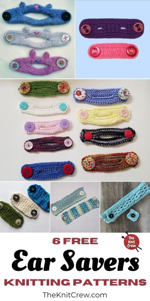 6 Free Ear Saver Knitting Patterns PIN 3
