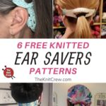 6 Free Knitted Ear Saver Patterns PIN 1