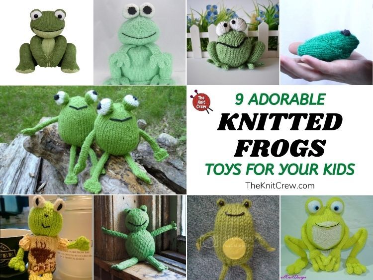 9 Adorable Knitted Frog Toys For Your Kids FB POSTER