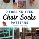 9 Free Knitted Chair Sock Patterns PIN 1