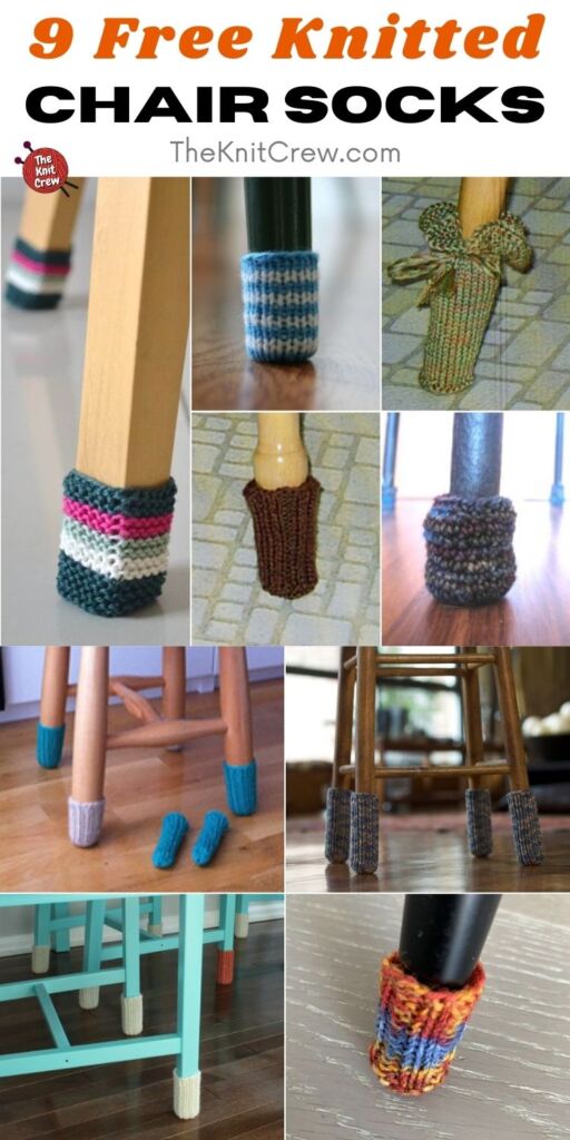 9 Free Knitted Chair Socks PIN 2