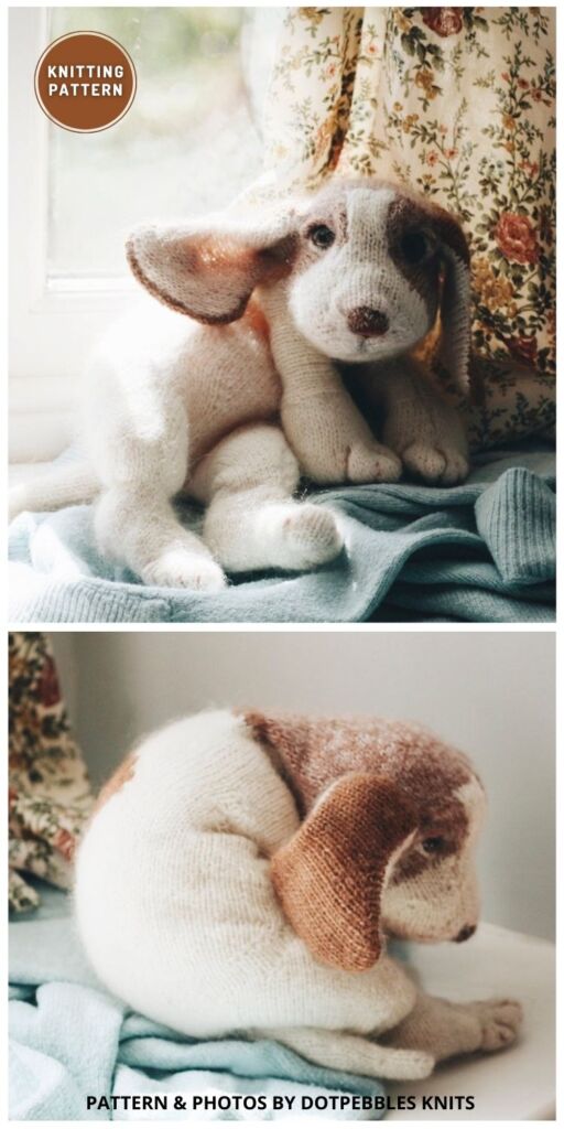 Beagle Puppy - 6 Knitted Adorable Dog Toy Patterns
