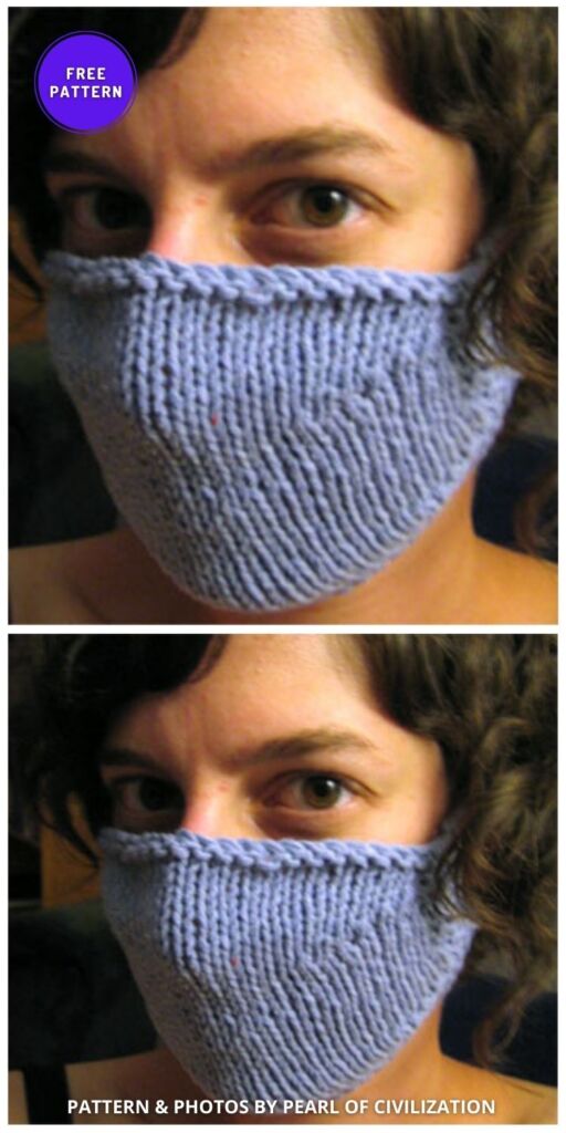 Cozy Doctor Mask - 6 Free Easy Knitted Face Mask Pattern Ideas