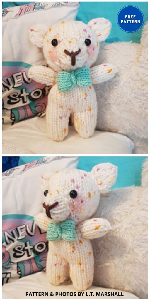 Easy Charity Bear - 6 Free Knitted Teddy Bear Patterns For Your Baby