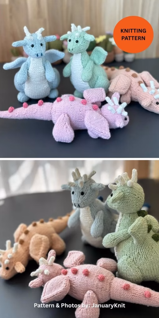 Flying Dragons - The Knit Crew