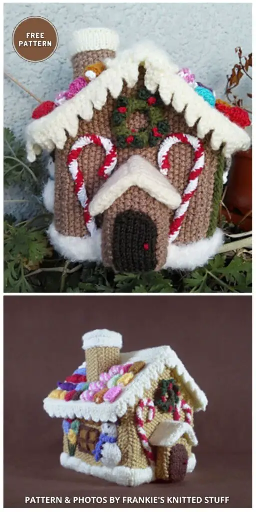Gingerbread House - 5 Knitted Gingerbread Patterns For Christmas