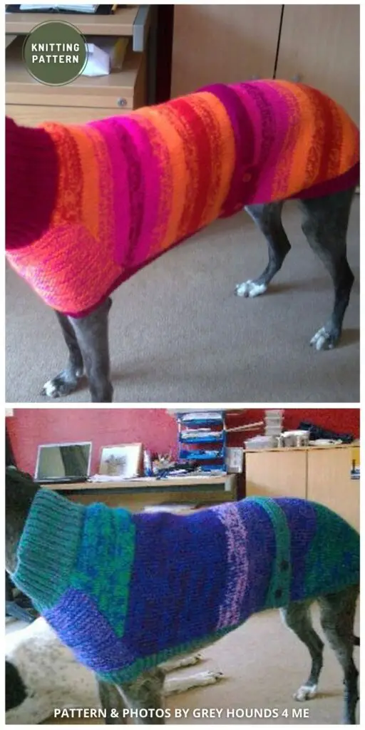 Greyhound Coat Knitting Pattern - 11 Easy Knitted Dog Sweater Patterns For All Sizes