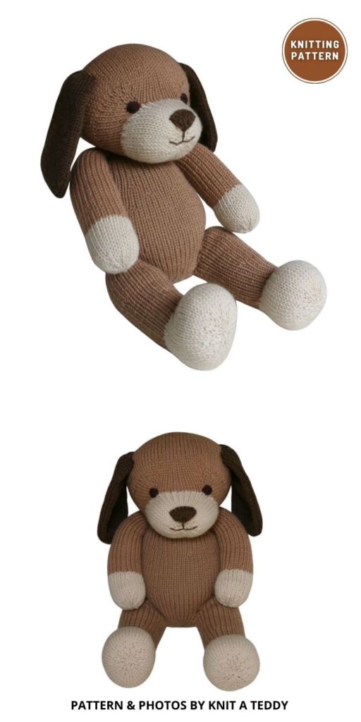 Knitted Dog - 6 Knitted Adorable Dog Toy Patterns