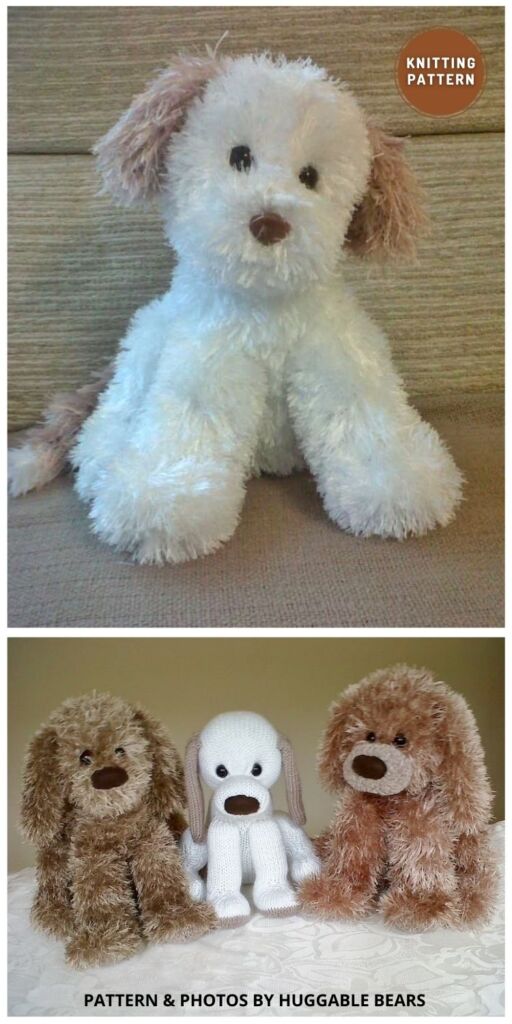Puppy Dog - 6 Knitted Adorable Dog Toy Patterns