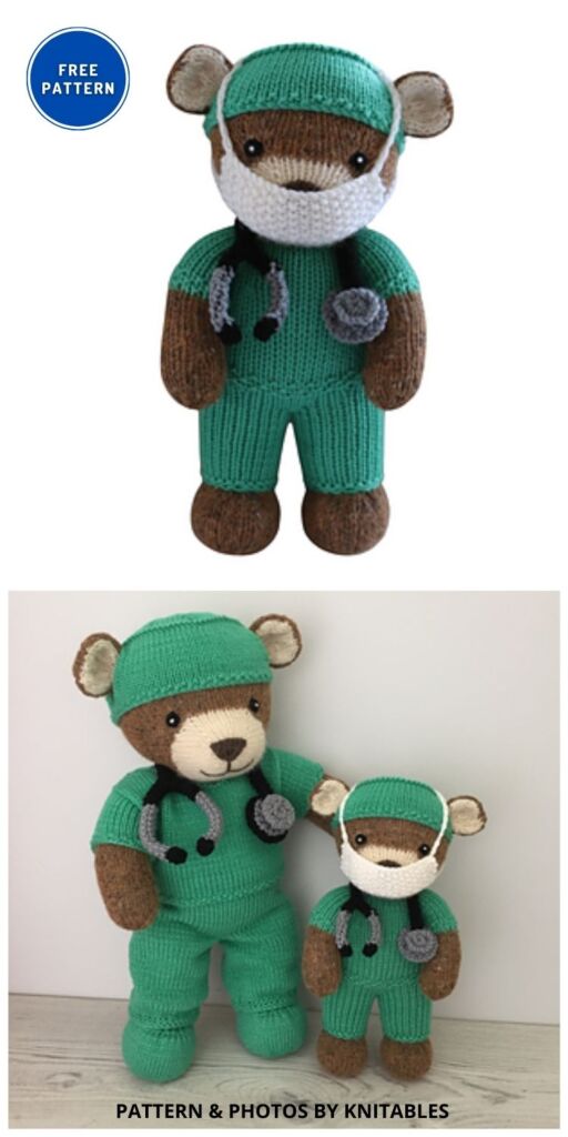 Thank You Teddy - 6 Free Knitted Teddy Bear Patterns For Your Baby