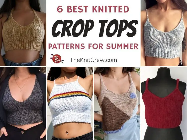 6 Best Knitted Crop Top Patterns For Summer FB POSTER