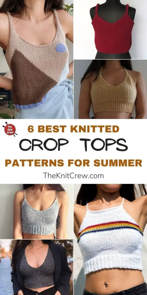 6 Best Knitted Crop Top Patterns For Summer - The Knit Crew
