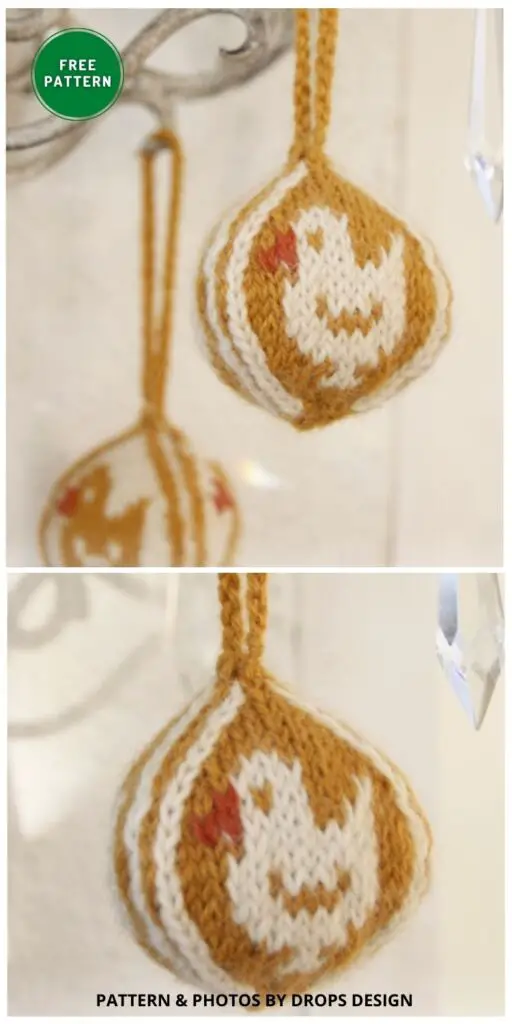 Caramelita- 6 Free Easter Hanging Ornaments Knitting Patterns