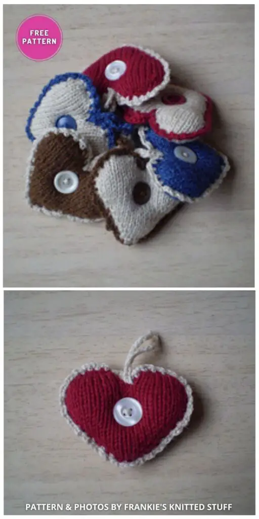 Folk Hearts - 7 Free Easy Knitted Heart Patterns For Valentine's Day