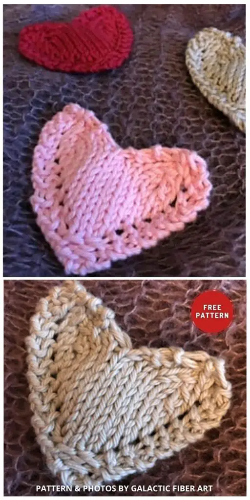 This Little Heart of Mine - 8 Knitted Heart Applique Patterns For Valentine's Day