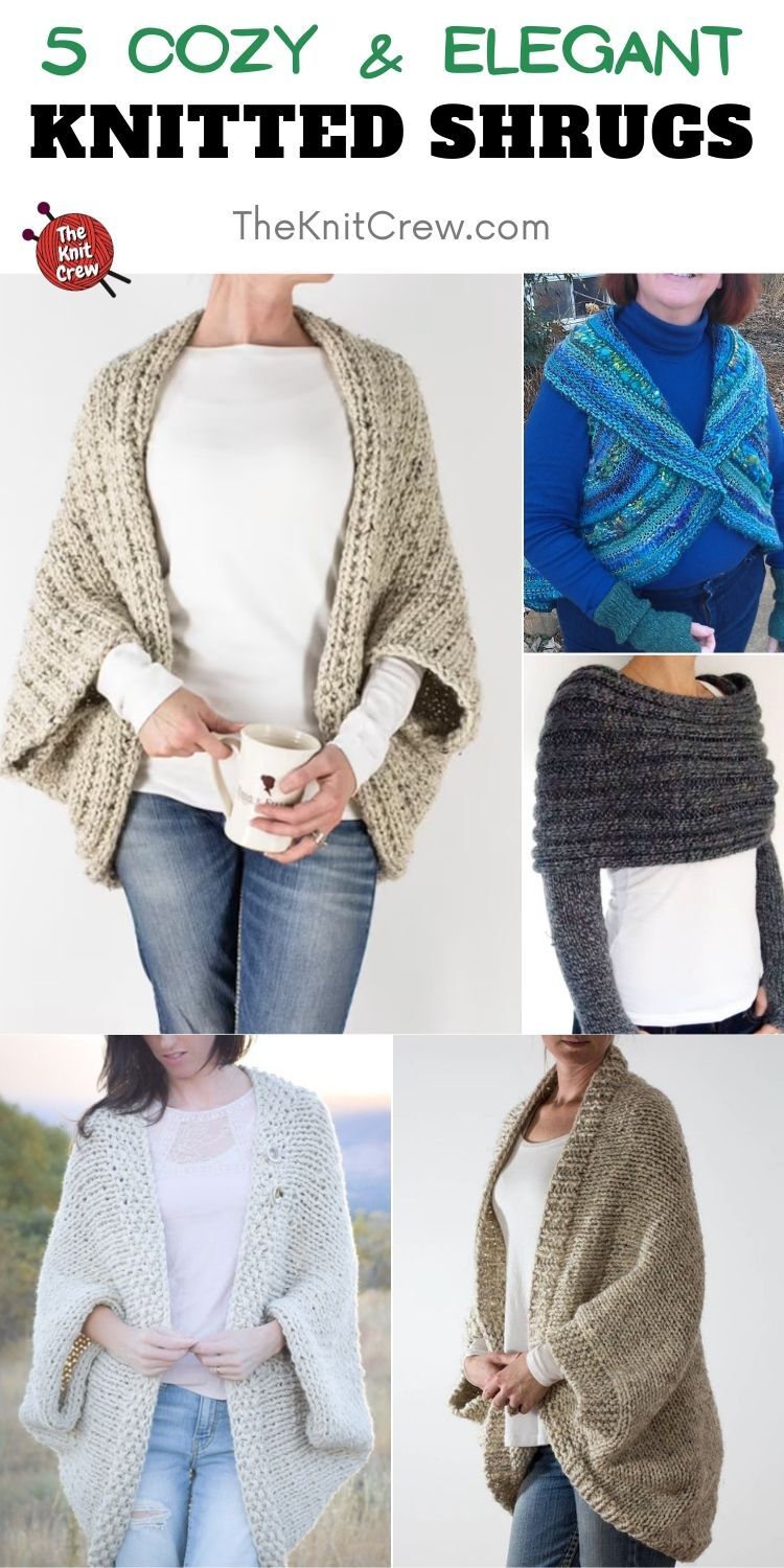 5 Cozy & Elegant Knitted Shrug Patterns - The Knit Crew