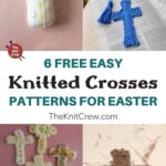 6 Free Easy Knitted Cross Patterns For Easter PIN 1