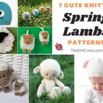 7 Cute Knitted Spring Lamb Patterns FB POSTER