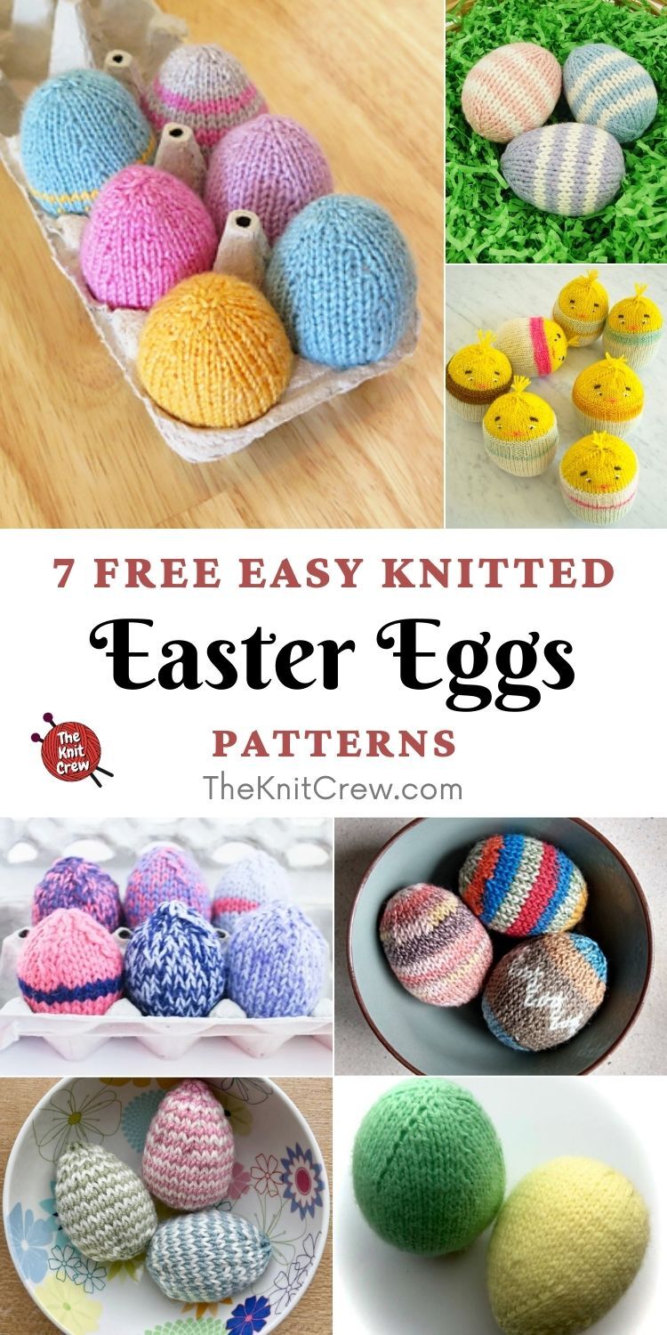 7 Free Easy Knitted Easter Egg Patterns The Knit Crew