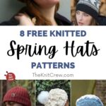 8 Free Knitted Spring Hat Patterns PIN 1