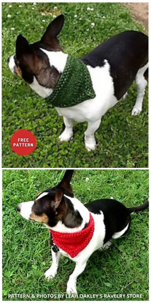 Bandana for Pups 7 Free Knitted Dog Bandana Patterns