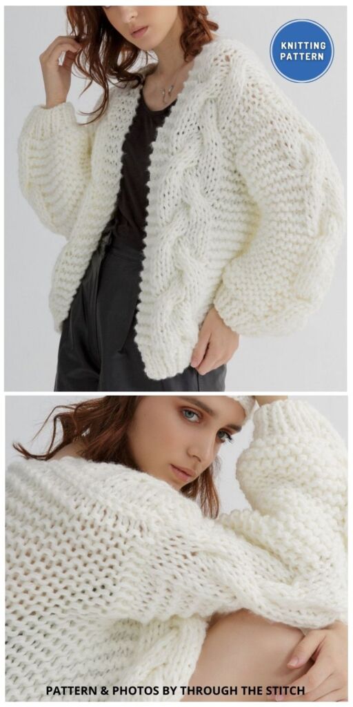Chunky Cardigan - 8 Best Knitted Cardigan Patterns For Women