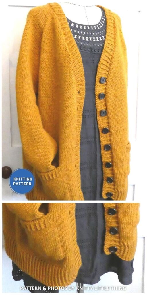 Classic Knitted Boyfriend Oversized Cardigan - 8 Best Knitted Cardigan Patterns For Women