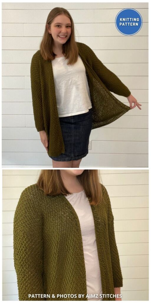 Daylily Cardigan - 8 Best Knitted Cardigan Patterns For Women
