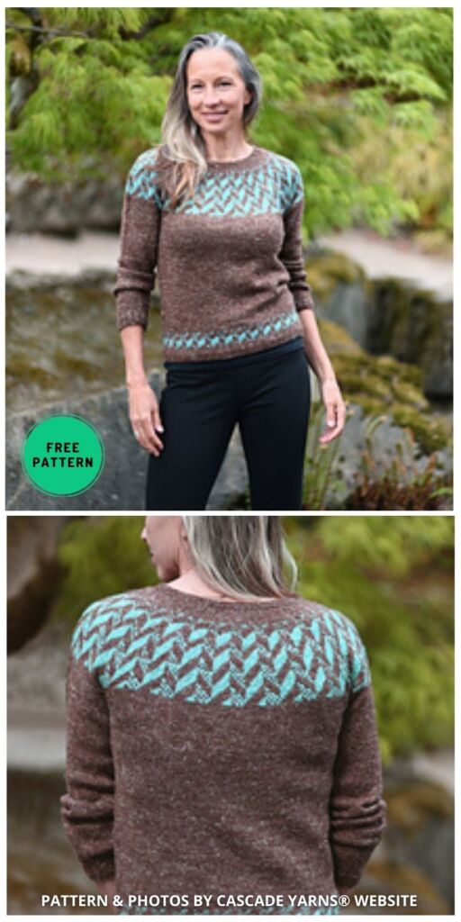 Fortuna Pullover - 9 Free Knitted Spring Jumper Patterns