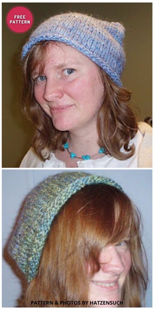 Spring Slouch Hat - 10 Easy Knitted Spring Hat Patterns For Women