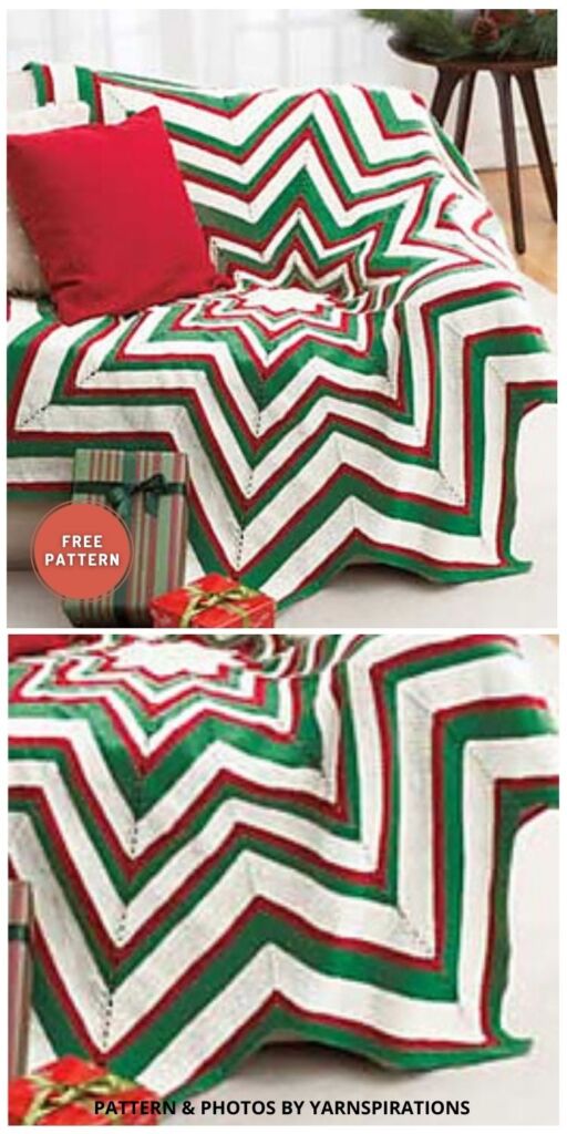 Star Afghan - 7 Free Knitted Star Themed Blanket Patterns For The Nursery