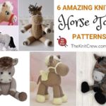 6 Amazing Knitted Horse Toy Patterns FB POSTER