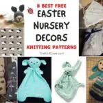 8 Best Free Easter Nursery Decor Knitting Patterns FB POSTER