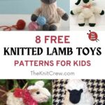 8 Free Knitted Lamb Toy Patterns For Kids PIN 1