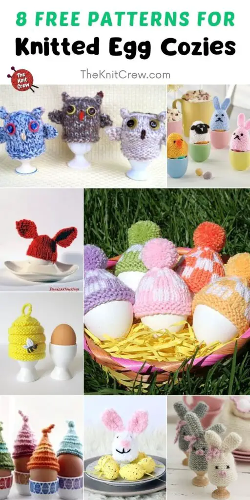 8 Free Patterns For Knitted Egg Cozies PIN 2