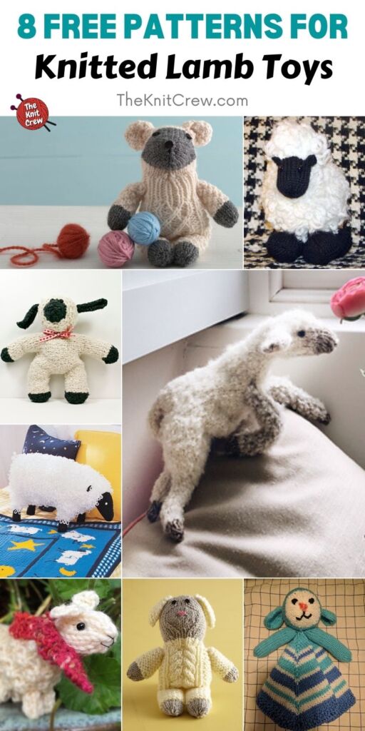 8 Free Patterns For Knitted Lamb Toys PIN 2