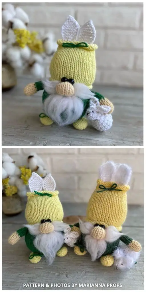 Easter Gnome - 8 Lovable Knitted Easter Gnome Patterns