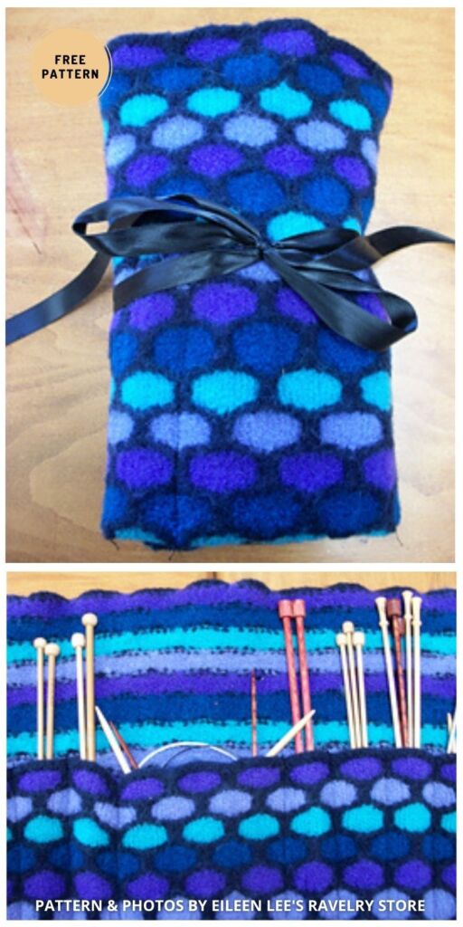 Felted Needle Case - 7 Free Knitting Needle Case Patterns